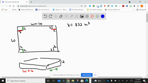 solve-each-problem-a-rectangular-piece-of-metal-is-10-in-longer-than-it-is-wide-squares-with-sides-2