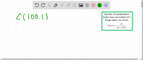 Solved Evaluate The Expression C 99 3