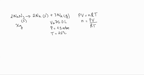 sodium-azide-the-explosive-compound-in-automobile-air-bags-decomposes-according-to-the-following-equ