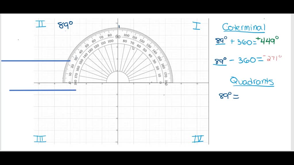 Solved:check Sketch Each Angle In Standard Position. Draw An Arrow 