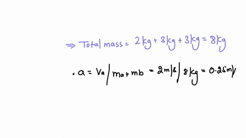 block-a-has-a-mass-of-2-mathrmkg-and-slides-into-an-open-ended-box-b-with-a-velocity-of-2-mathrmm-2