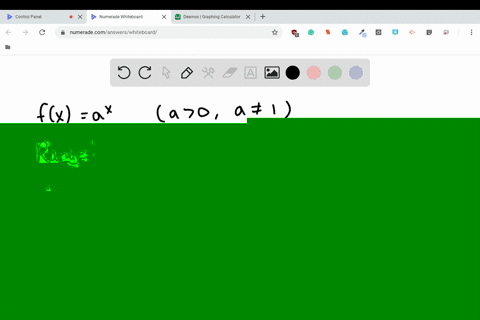 range of the exponential function is the set of all real numbers