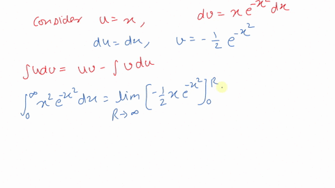 text-given-that-int_0infty-e-x2-d-xfrac12-sqrtpi-text-evaluate-text-a-int_0infty-x2-e-x2-d-x-text-an