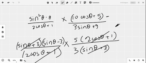 simplify-and-check-using-a-graphing-calculator-fracsin-2-theta-92-cos-theta1-cdot-frac10-cos-theta-2