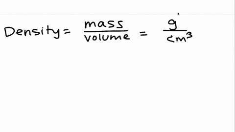 a-204-gram-mass-of-a-substance-has-a-volume-of-150-mathrmcm3-compute-the-density-of-the-substance-in
