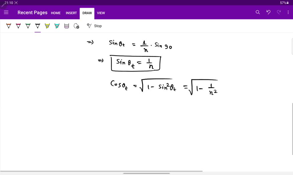 SOLVEDProve that for a vacuumdielectric interface at glancing
