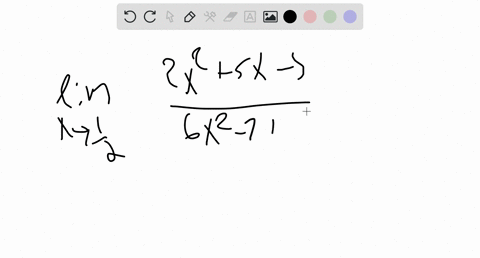 use-theorems-on-limits-to-find-the-limit-if-it-exists-lim-_x-rightarrow-1-2-frac2-x25-x-36-x2-7-x2