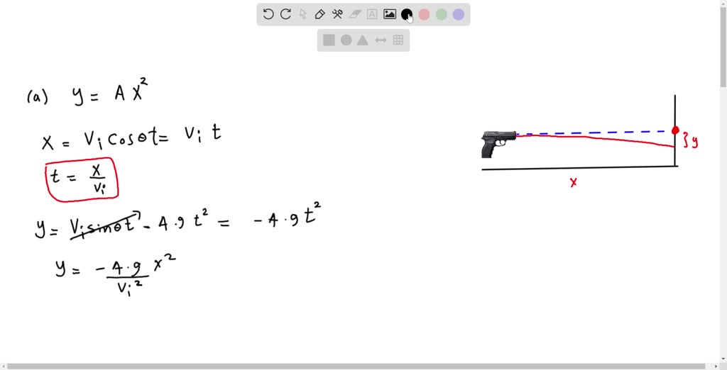 A student decides to measure the muzzle velocity of the pellets from
