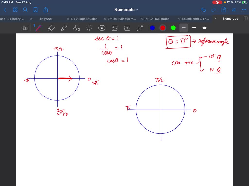 ⏩SOLVED:In Exercises 43-57, find all of the angles which satisfy the ...
