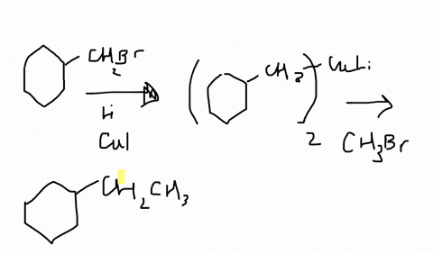 describe-two-ways-to-synthesize-ethylcyclohexane-from-alkyl-bromides