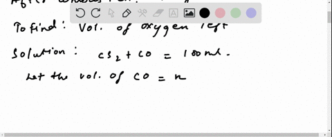 a-volume-of-200-mathrmml-of-oxygen-is-added-to-100-mathrmml-of-a-mixture-containing-mathrmcs_2-vap-3
