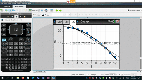 a-use-a-graphing-utility-to-create-a-scatter-plot-of-the-data-b-determine-whether-the-data-could--16