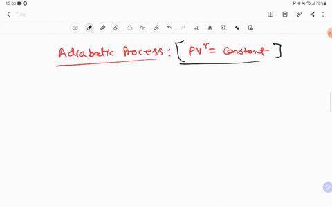 what-is-the-relationship-pressure-and-temperature-for-an-ideal-gas-undergoing-adiabatic-change-a-mat