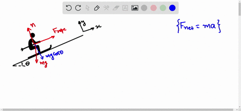 holding-on-to-a-towrope-moving-parallel-to-a-frictionless-ski-slope-a-50-mathrmkg-skier-is-pulled--4