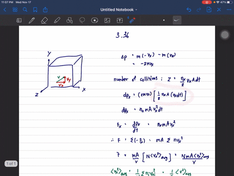 derive-the-ideal-gas-law-without-the-assumption-of-no-intermolecule-collisions-to-simplify-this-calc