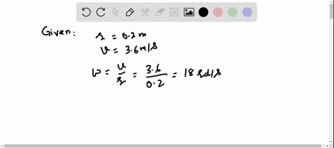 a-ball-of-radius-0200-m-rolls-with-a-constant-linear-speed-of-360-mathrmm-mathrms-along-a-horizontal