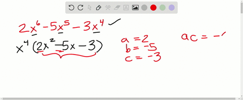 concept-check-which-is-the-completely-factored-form-of-2-x6-5-x5-3-x4-a-x42-x1x-3-b-x42-x-1x3-c-left
