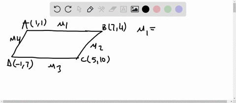 use-slopes-to-show-that-a11-b74-c510-and-d-17-are-vertices-of-a-parallelogram