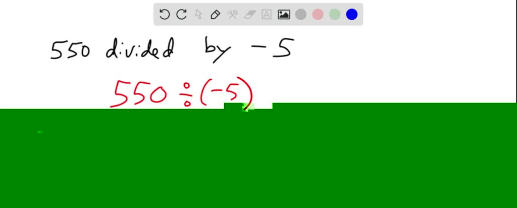 Solved Find 550 Divided By 5