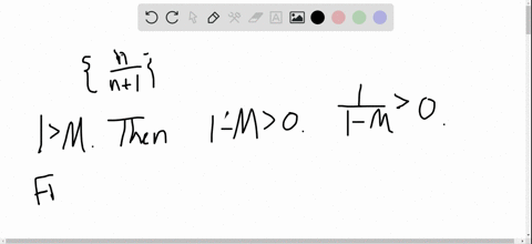 the-sequence-n-n1-has-a-least-upper-bound-of-1-show-that-if-m-is-a-number-less-than-1-then-the-terms