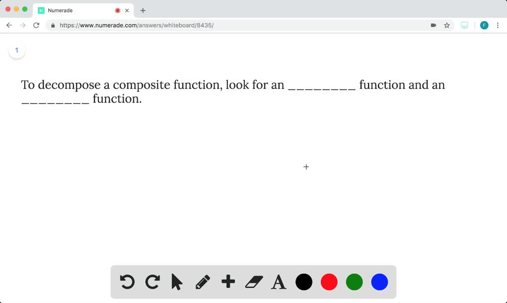 SOLVED:To decompose a composite function, look for an function and an ...