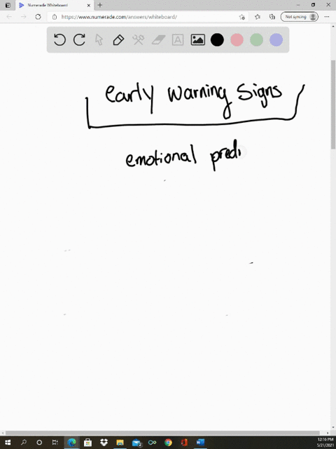 according-to-research-which-of-the-following-has-been-identified-as-an-early-warning-sign-of-schizop