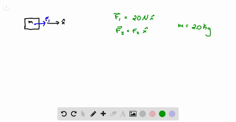 there-are-two-horizontal-forces-on-the-20-mathrmkg-box-in-the-over-head-view-of-fig-5-38-but-only-on