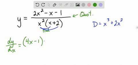 find-the-derivative-of-each-function-by-using-the-quotient-rule-yfrac2-x2-x-1x2x2