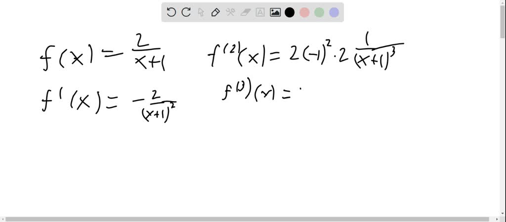 SOLVED:Compute f^''(x), f^'''(x) and f^(4)(x), and identify a pattern ...