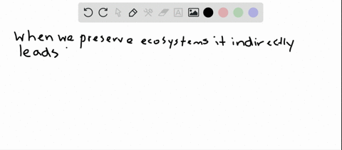 the-preservation-of-ecosystems-indirectly-provides-fresh-water-because-a-trees-produce-water-as-a-re