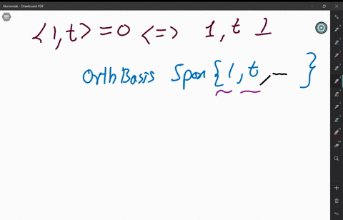 let-v-be-the-space-c-11-with-the-inner-product-of-example-7-find-an-orthogonal-basis-for-the-subspac