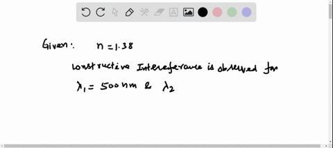 a-thin-film-of-mathrmmgf_2n138-coats-a-piece-of-glass-constructive-interference-is-observed-for-th-2
