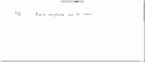 a-bomb-travelling-in-a-parabolic-path-under-eravity-explodes-in-mid-air-the-centre-of-mass-of-fragme