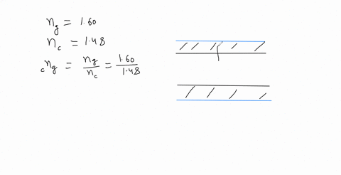 il-the-glass-core-of-an-optical-fiber-has-an-index-of-refraction-160-the-index-of-refraction-of-the-