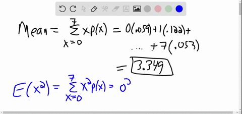 ⏩SOLVED:(a) find the mean, variance, and standard deviation of the ...