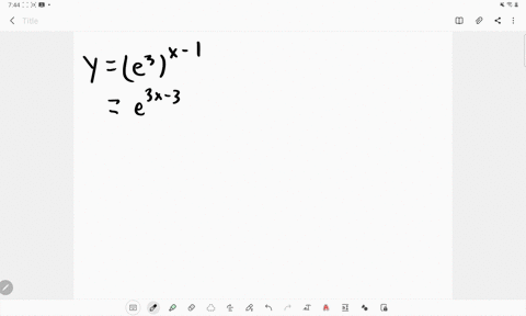 in-problems-1-26-find-the-derivative-of-the-given-function-ylefte3rightx-1