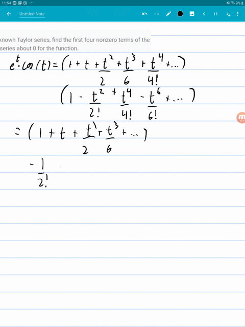 using-known-taylor-series-find-the-first-four-nonzero-terms-of-the-taylor-series-about-0-for-the--44