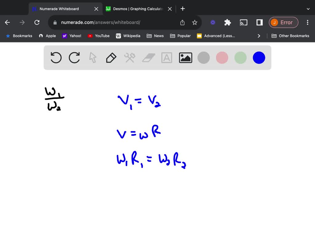 SOLVED A turntable of radius R1 is turned by a circular rubber roller