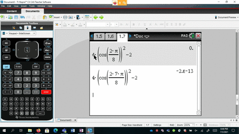verify-that-each-x-value-is-a-solution-of-the-equation-4-cos-2-2-x-20-a-xfracpi8-b-xfrac7-pi8