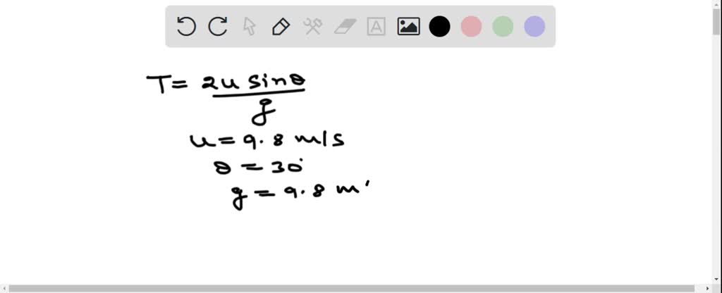 SOLVED:A body is thrown with a velocity of 9.8 m / s making an angle of ...