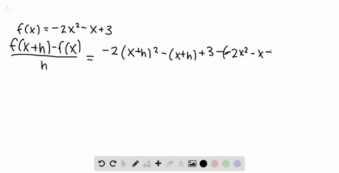 find-and-simplify-the-difference-quotient-fracfxh-fxh-h-neq-0-for-the-given-function-fx-2-x2-x3