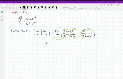 find-the-radius-of-convergence-and-interval-of-convergence-of-the-series-sum_n1infty-frac2-x-1n5n-sq