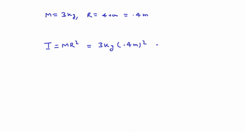 a-rope-of-negligible-mass-is-wound-around-a-hollow-cylinder-of-mass-3-mathrmkg-and-radius-40-mathrmc