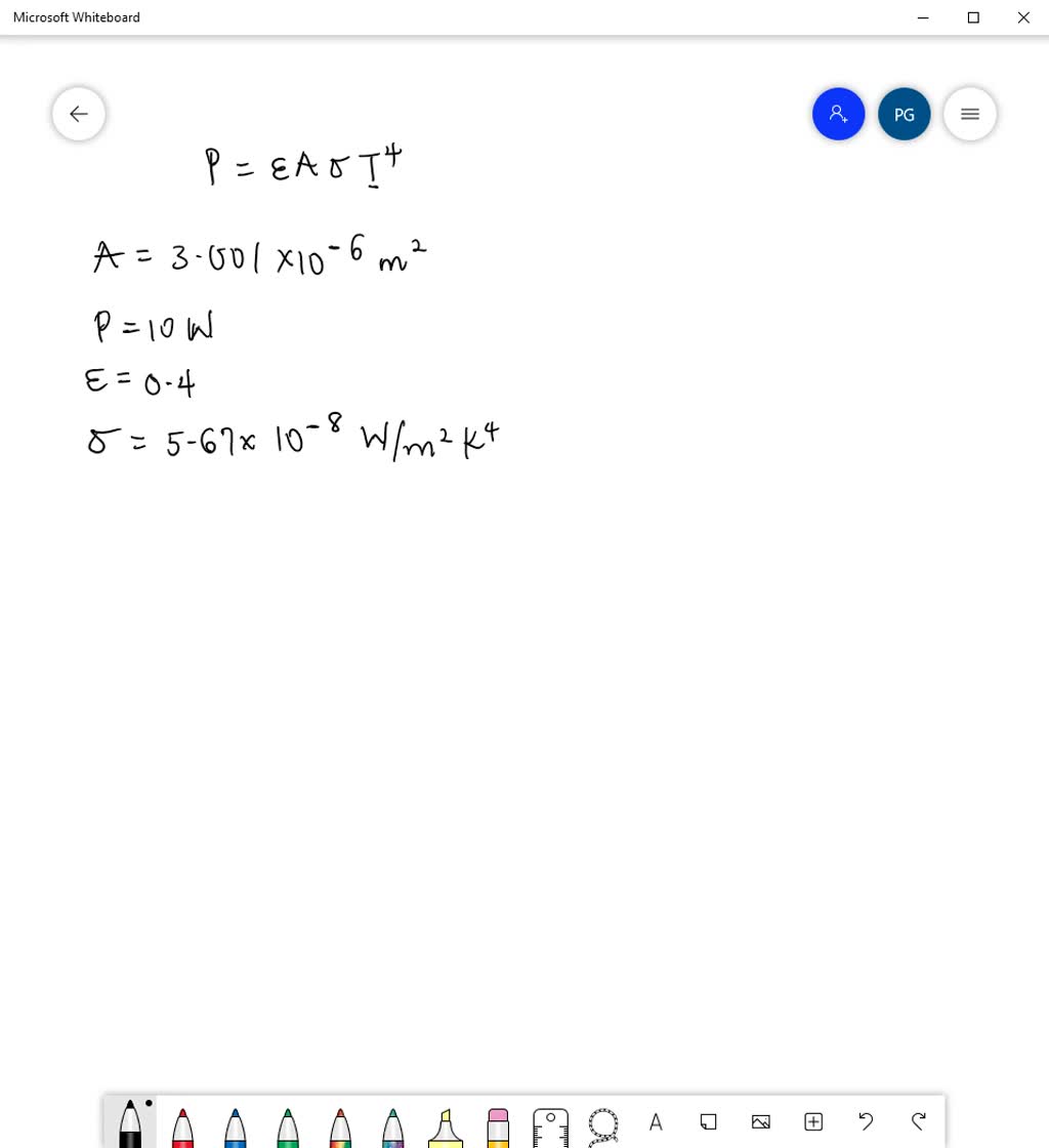 SOLVEDA tungsten filament in an old lightbulb has an area of 3.001 ×10