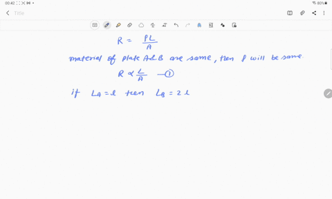 two-square-metal-plates-a-and-b-are-of-the-same-thickness-and-material-the-side-of-b-is-twice-that-o