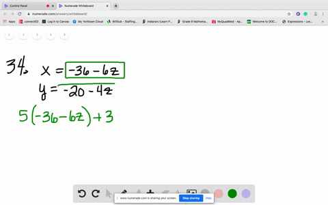 solve-each-system-using-elimination-leftbeginarrayl-x6-z-36-5-x3-y-2-z-20-y4-z-20-endarrayright