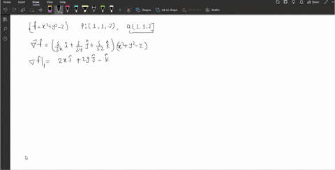 find-the-directional-derivative-of-f-at-p-in-the-direction-of-a-fx2y2-z-p11-2-a-112