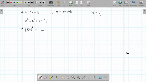 a-particle-starts-from-the-origin-with-a-velocity-of-10-mathrmm-mathrms-and-moves-with-a-constant-ac