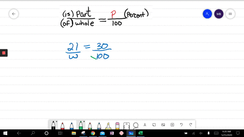 use-the-percent-proportion-to-solve-each-problem-21-is-30-of-what-number