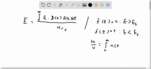 show-that-the-average-kinetic-energy-of-a-conduction-electron-in-a-metal-at-0-mathrmk-is-given-by-ba